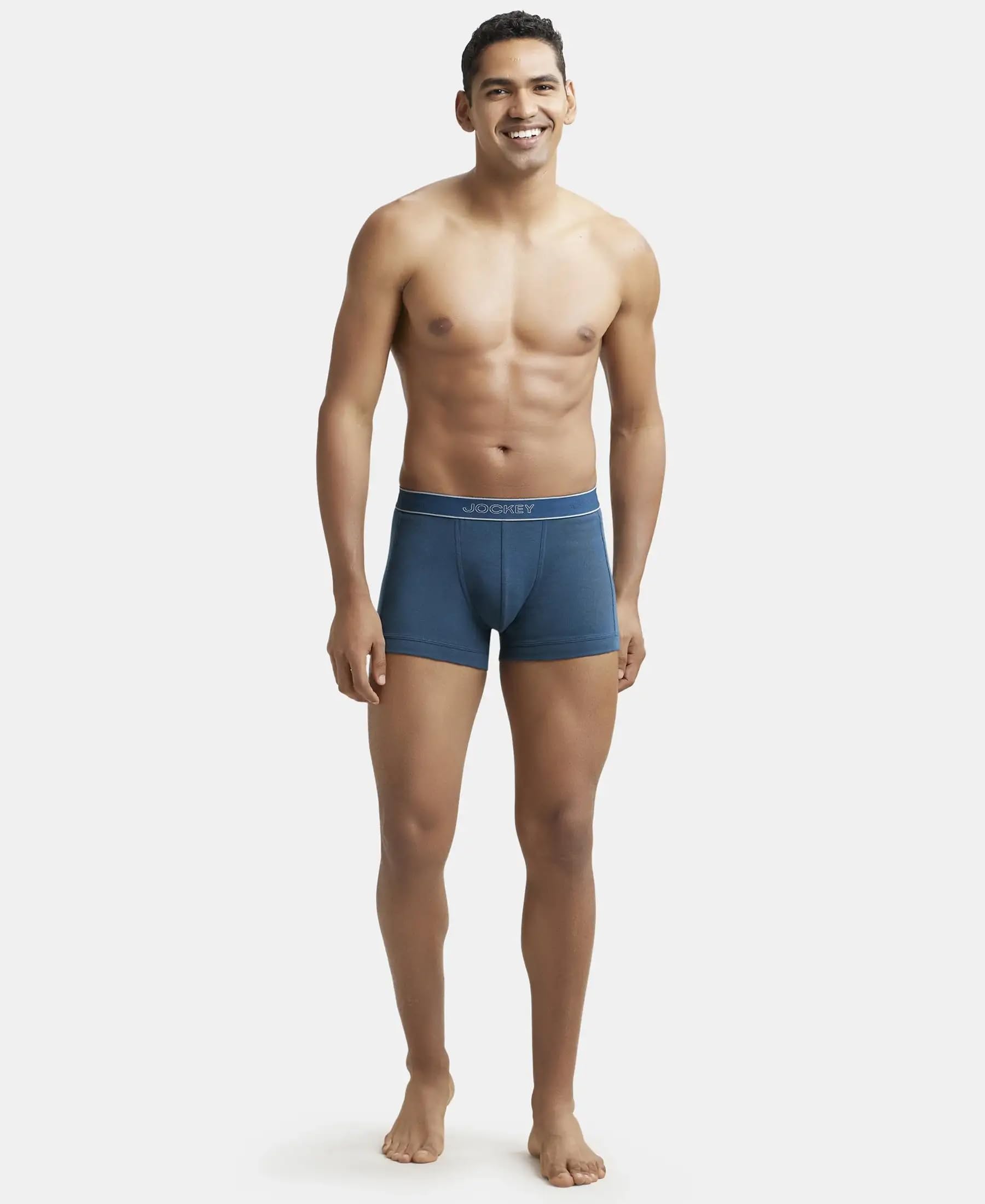 Jockey Men's Trunks - Blue - Image 5
