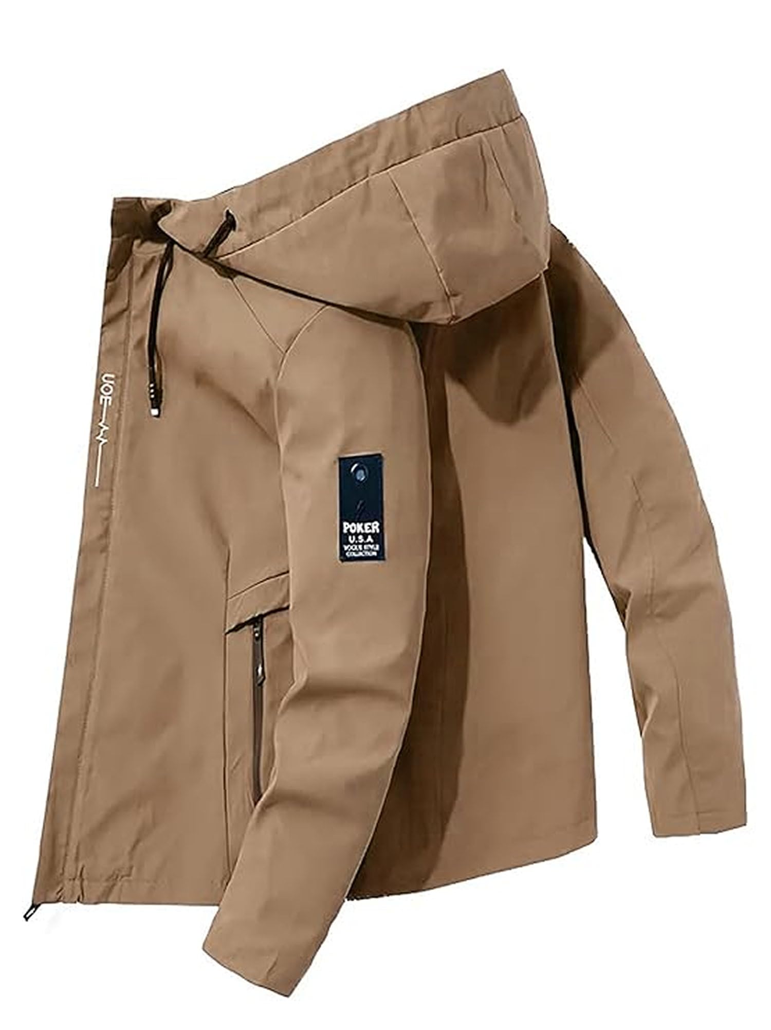 Lymio Men's Khaki Bomber Jacket - Image 2