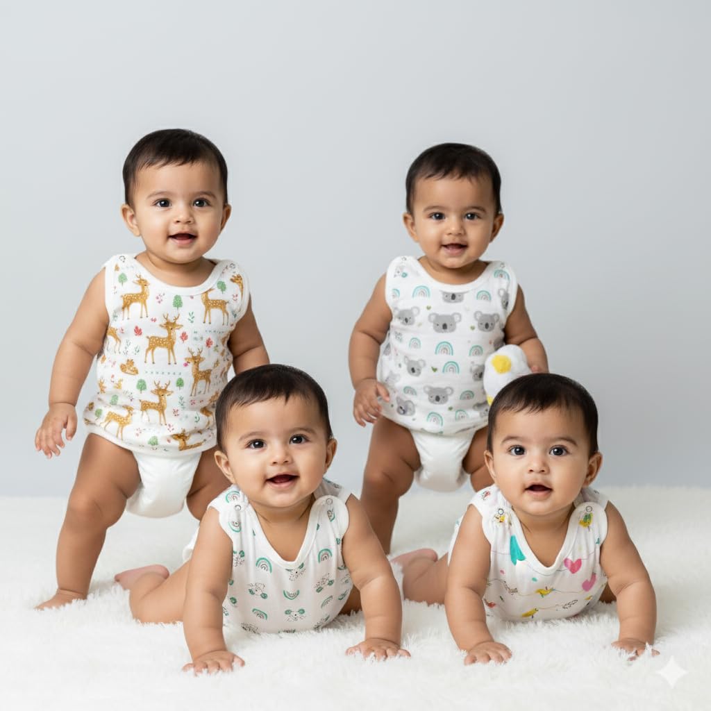 GarbGlide Organic Cotton Newborn Baby Jablas Unisex - Image 2