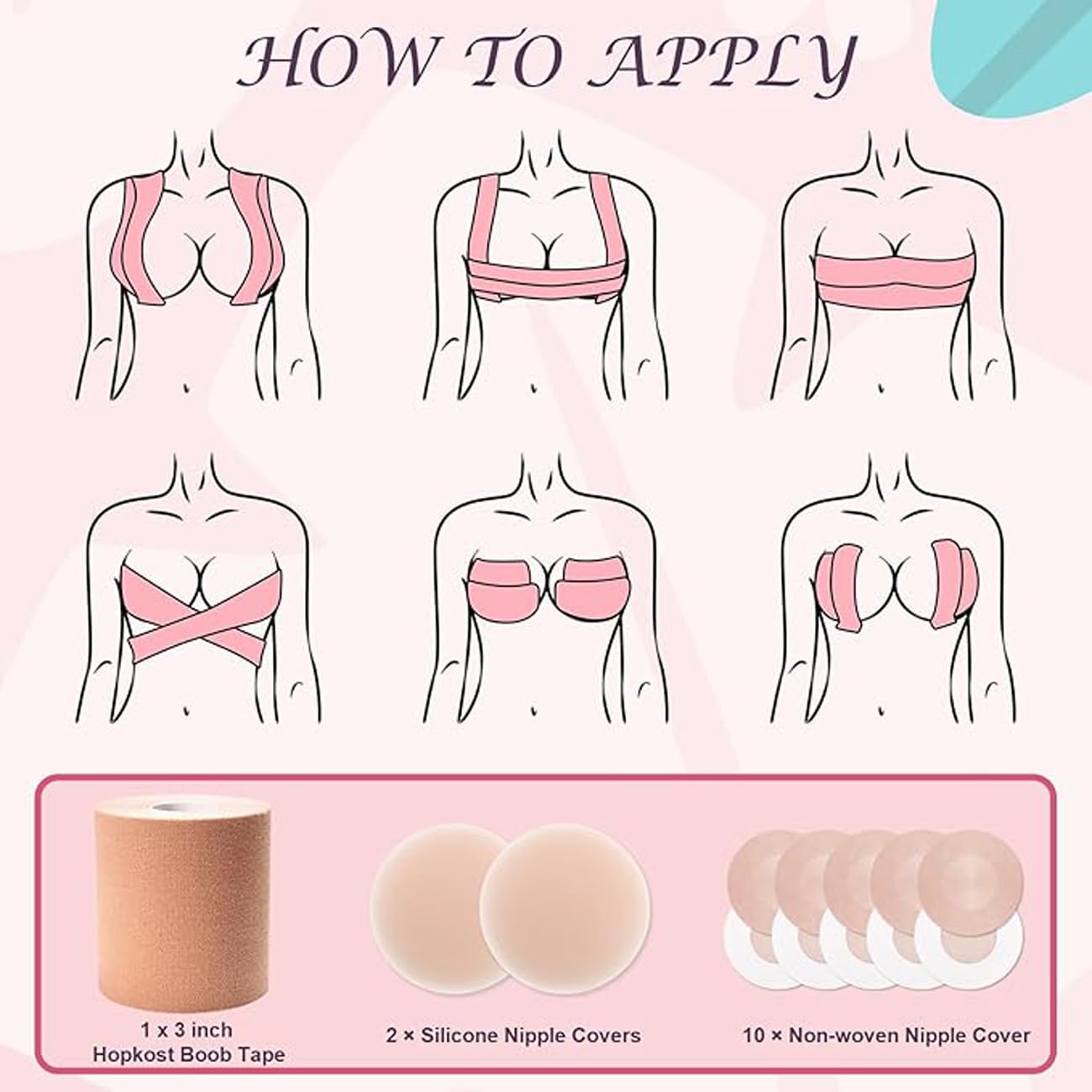 DClub Boob Tape - Invisible Breast Lift - Image 3