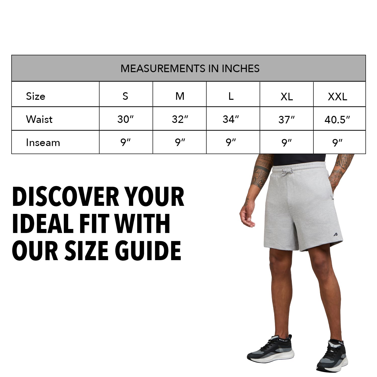 Boldfit Men's Shorts - Grey Melange - Image 3