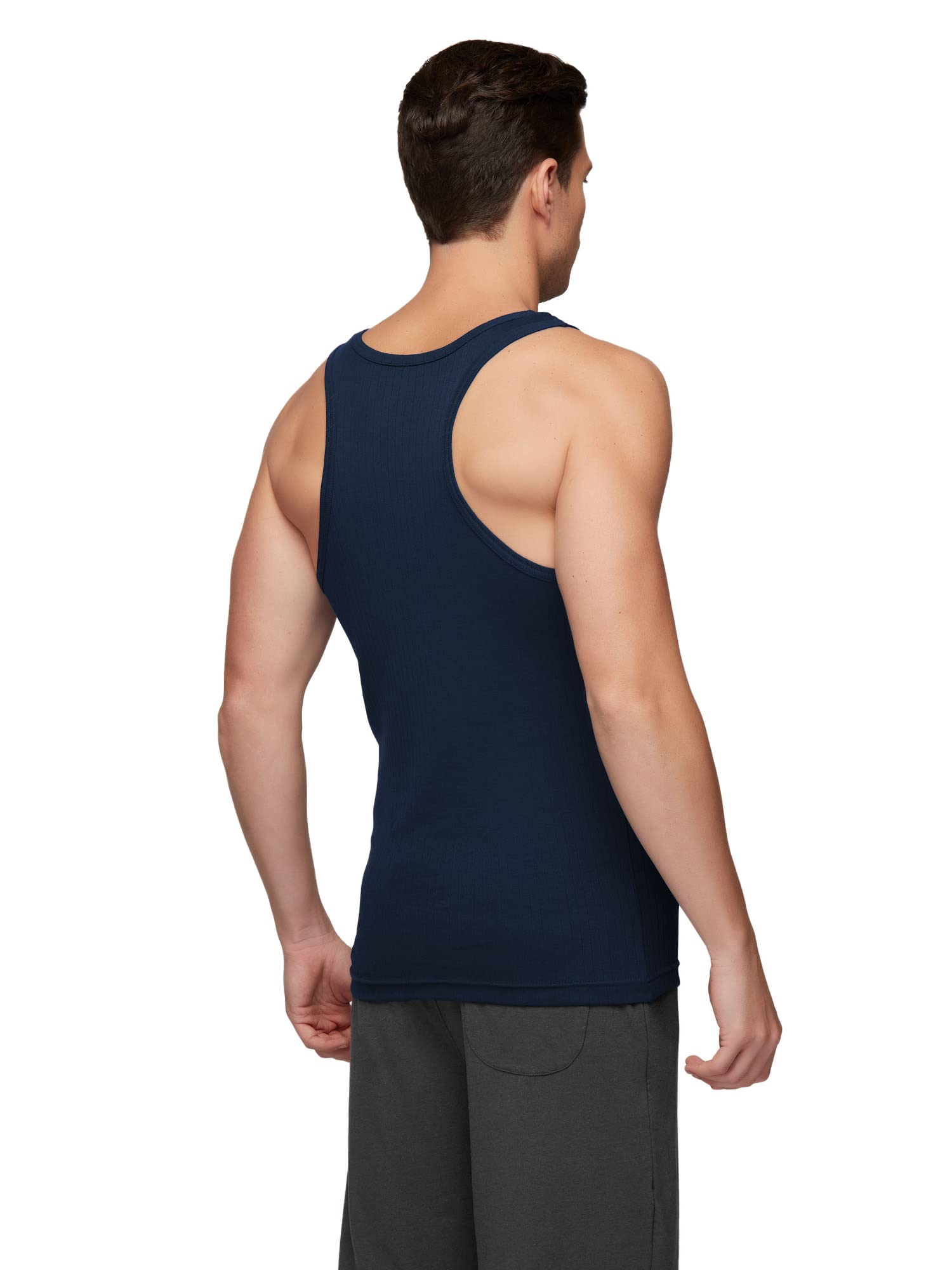 XYXX Men's Cotton Round Neck Vest - Image 3