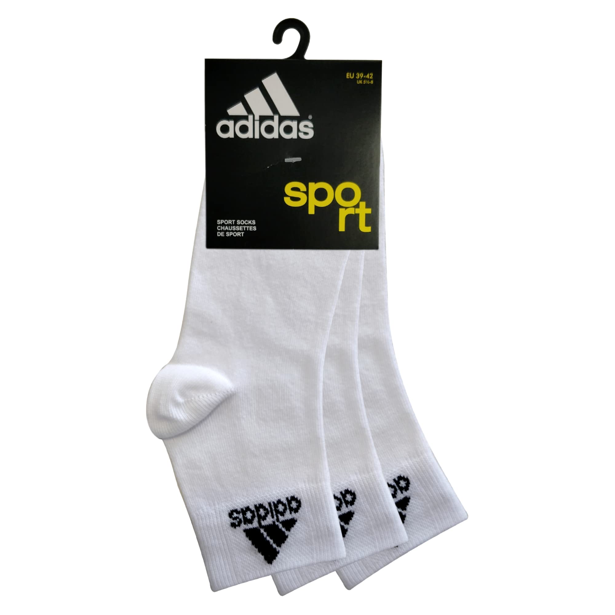Adidas Men's White Cotton Ankle Socks - Image 5