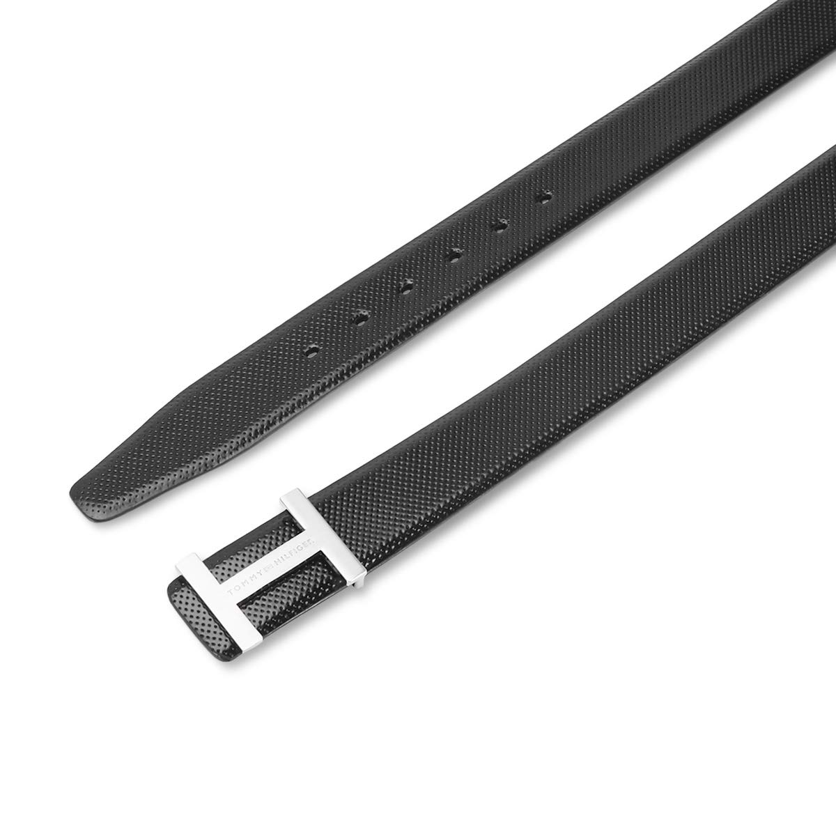 Tommy Hilfiger Men's Leather Casual Belt - Black - Image 3