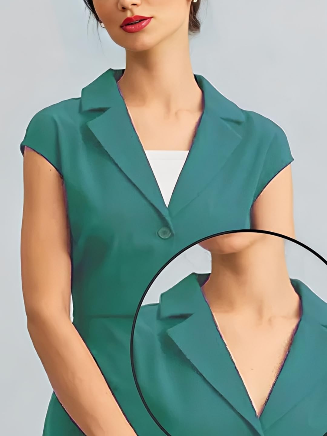 FIMS Cotton Plain Clip-On Camisole for Women - Image 3