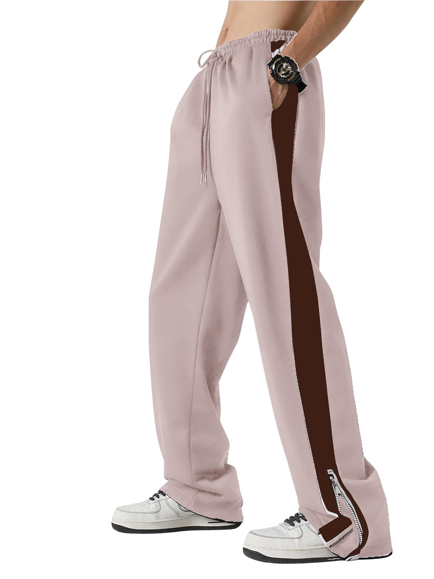 Jump Cuts Mens Colorblock Cargo