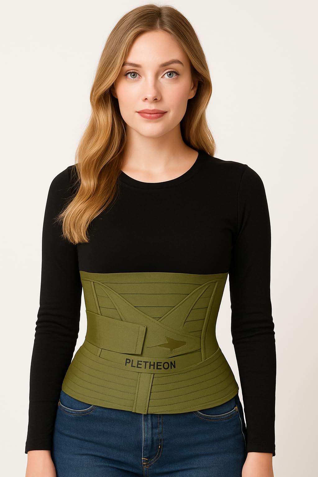Pletheon Post Pregnancy Support Belt - Green