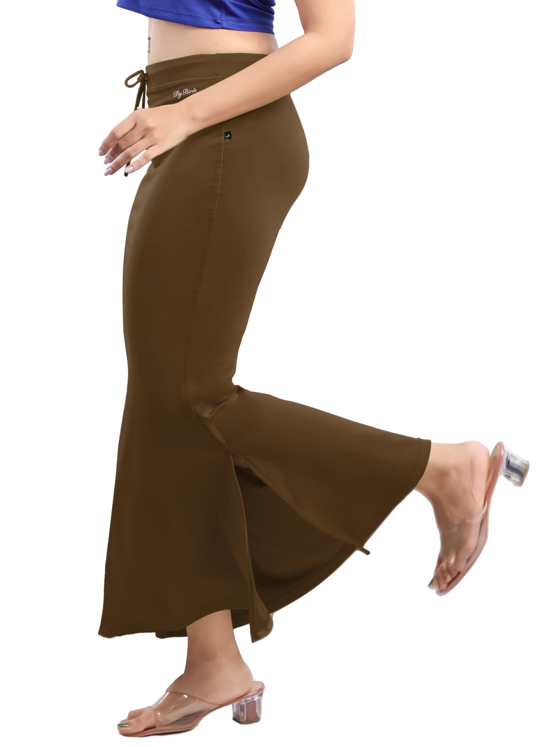 Fly Birds Saree Shapewear for Women - Coffee Brown - Image 2