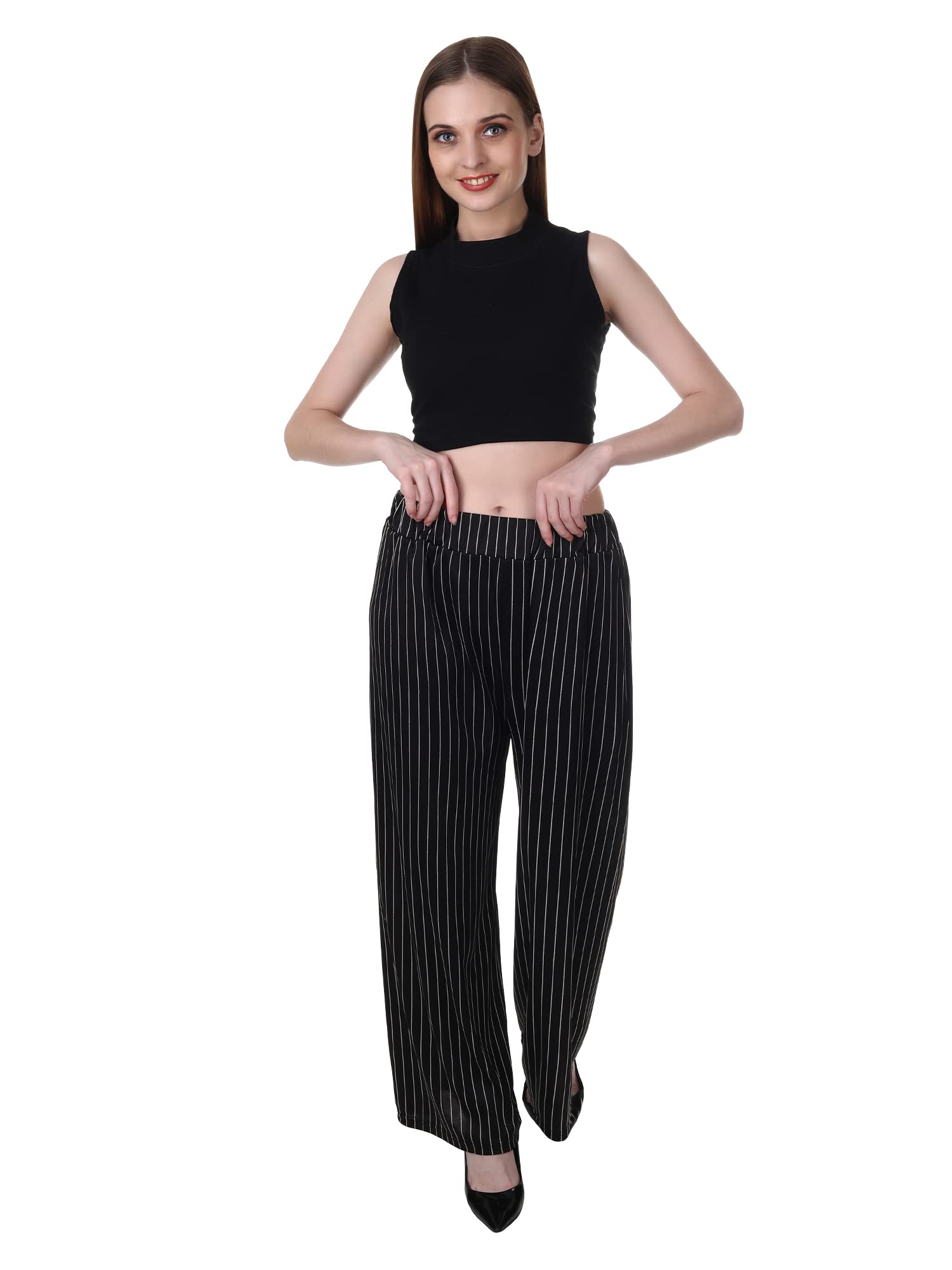 Pixie Striped Palazzo Pant for Women - Image 5