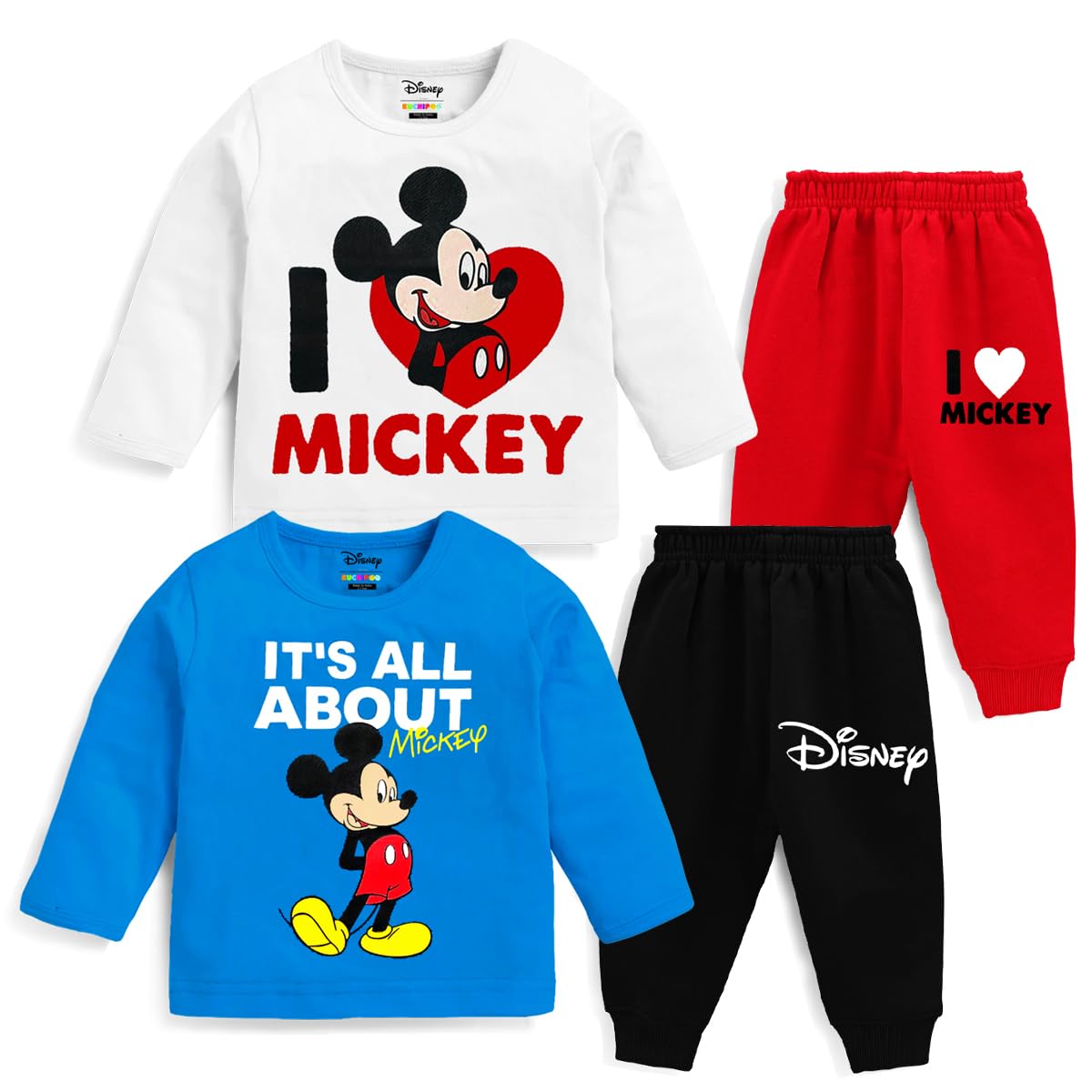 Kuchipoo Disney Boy Cotton Printed T-Shirts