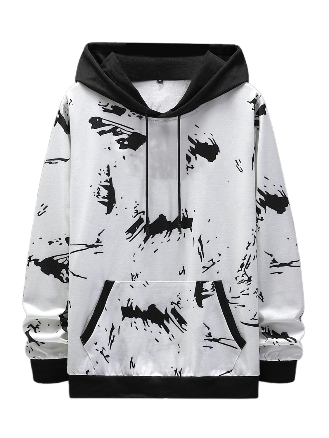 TOPLOT Unisex Woolen Blend Hoodie - White