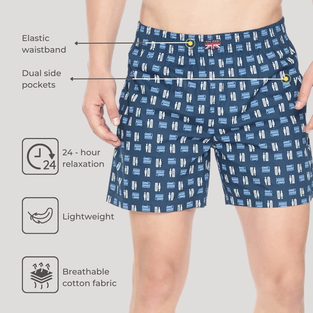 Pepe Jeans Men's Printed Cotton Boxers - Image 5