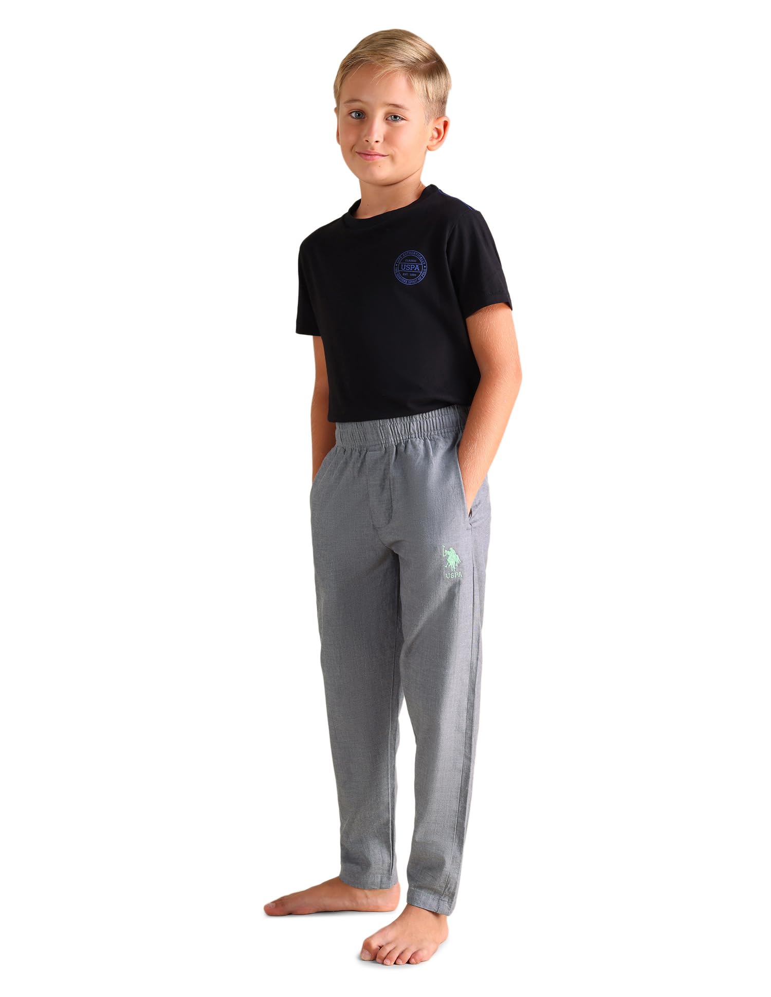U. S. POLO ASSN Boys Casual Pants - Grey