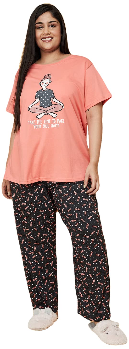 Max Women Cotton Printed T-Shirt