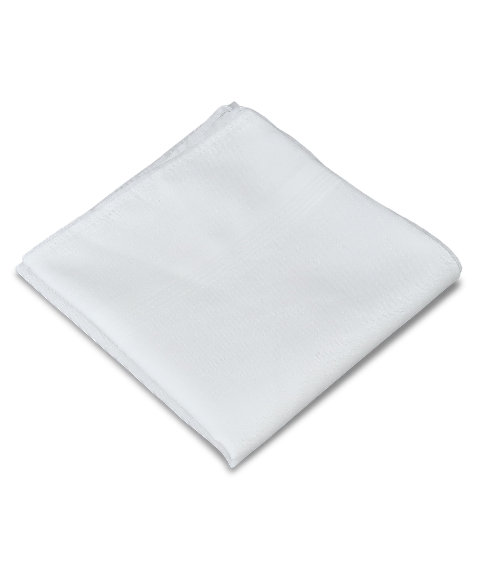 Dollar Cotton Handkerchiefs for Men - White Striped - Image 5