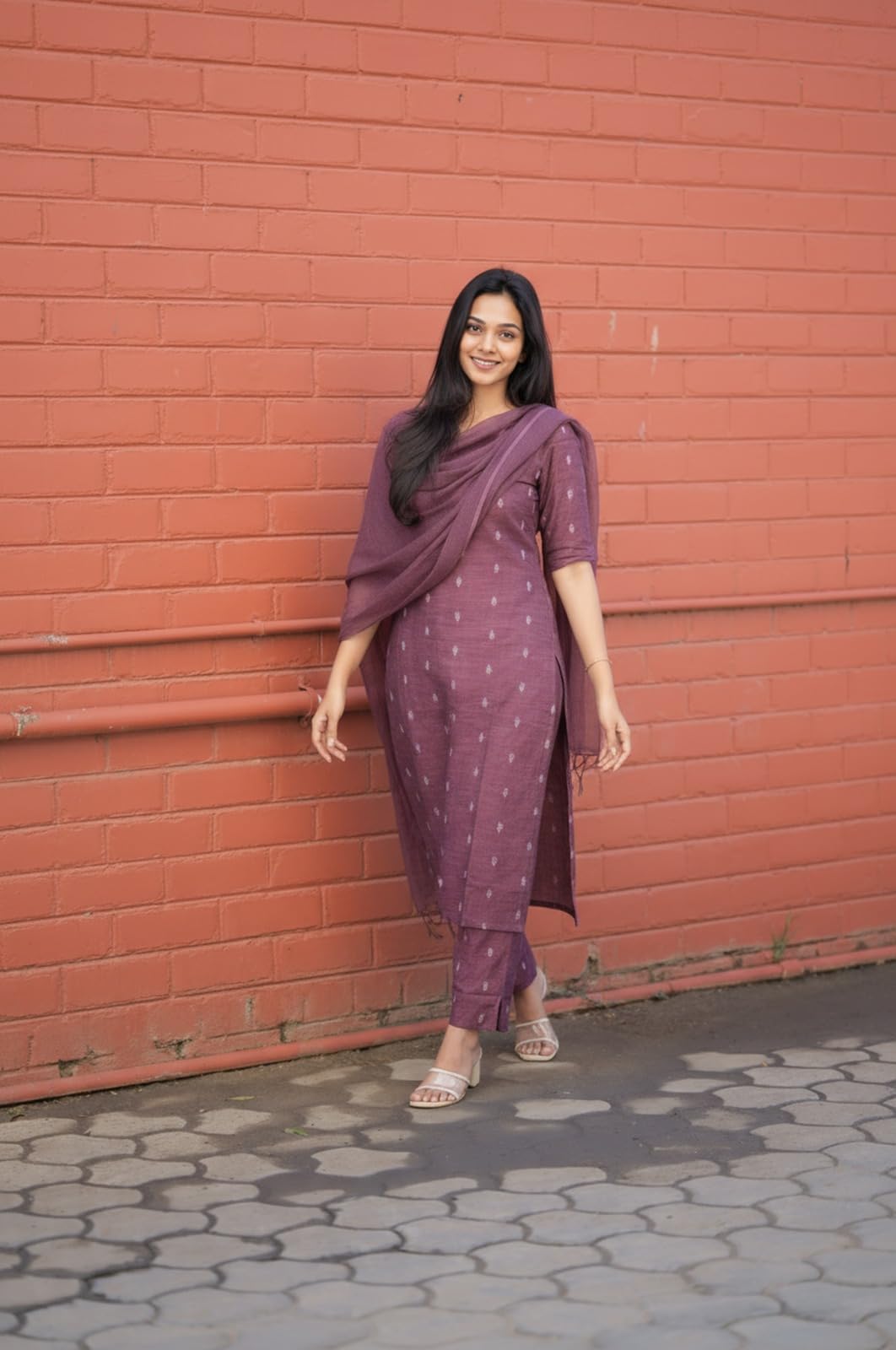 ANNI Rayon Viscose Printed Kurta Pant with Dupatta for Women - Image 4