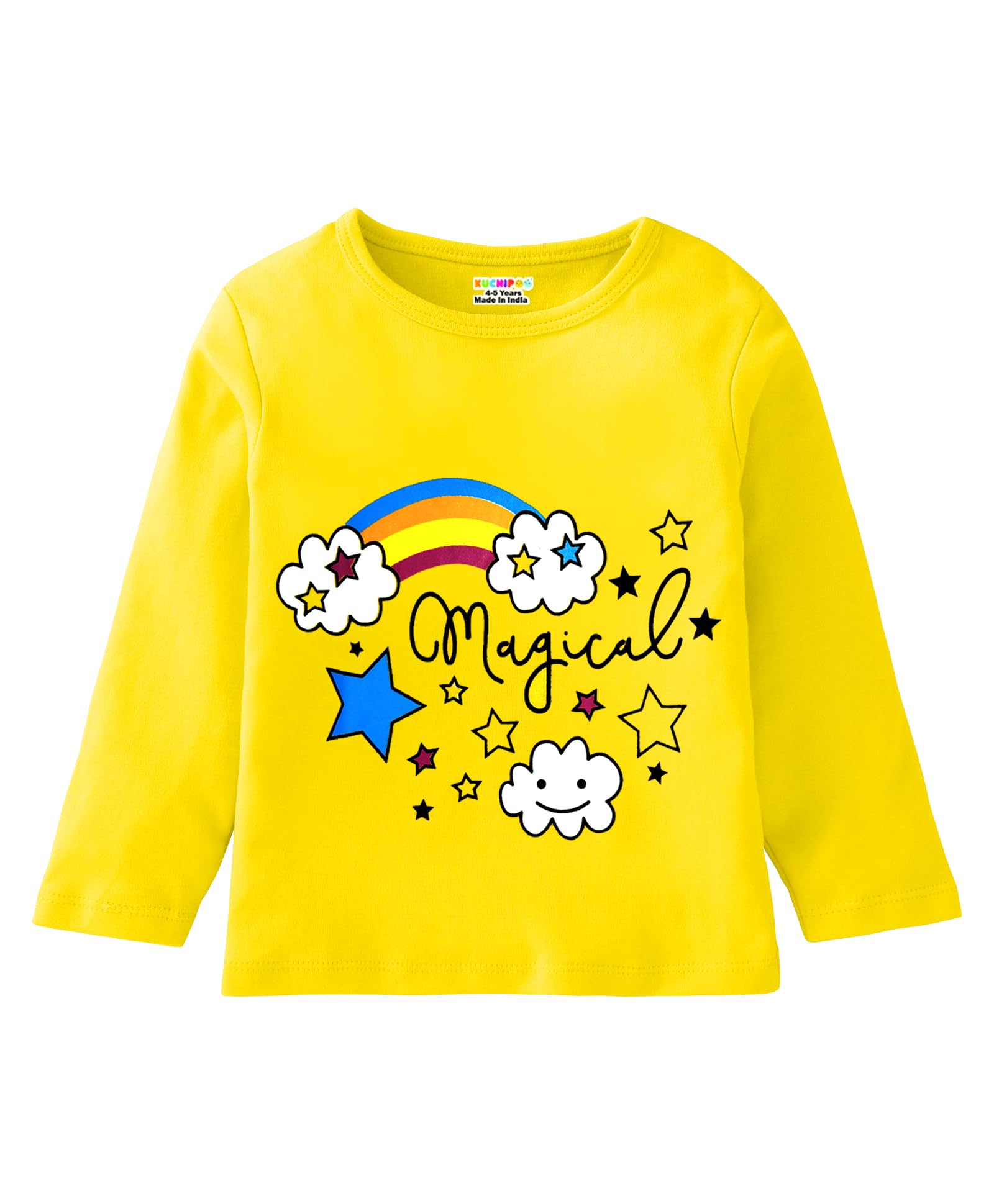Kuchipoo Girls Cotton T-Shirts - Multi-Colored - Image 4