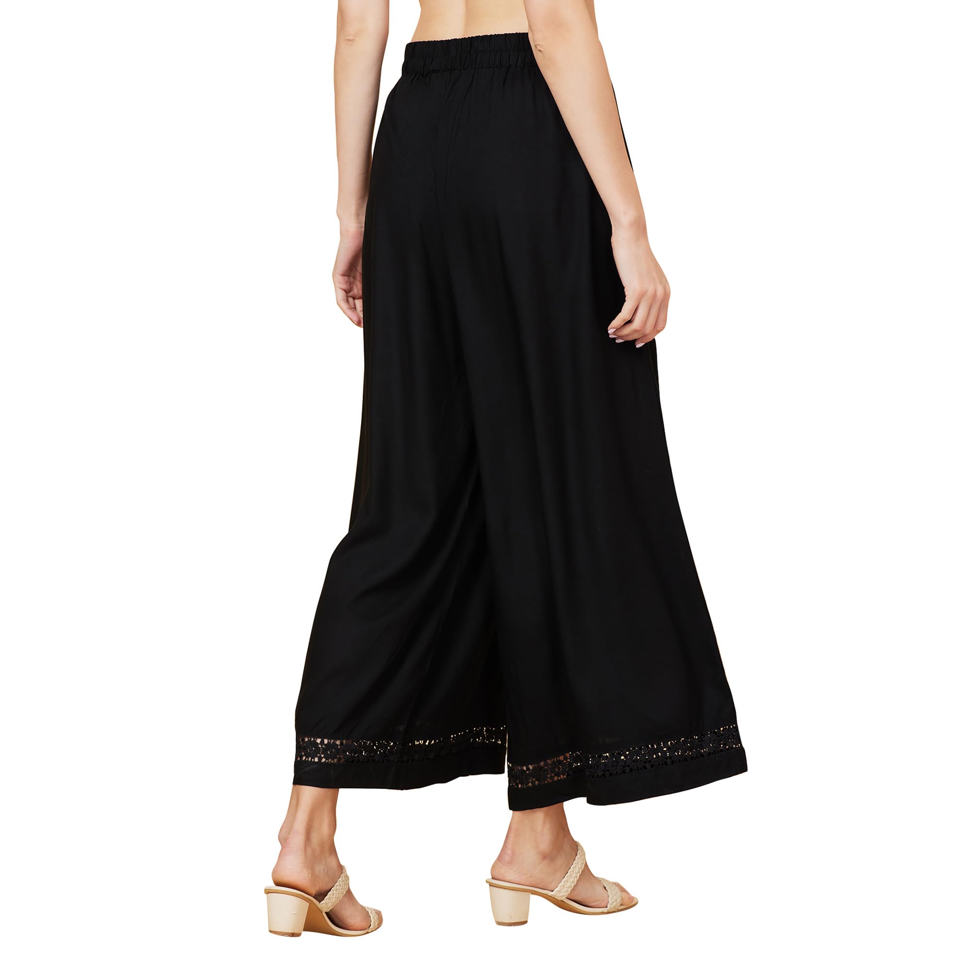 Globus Women's Black Ethnic Palazzo - Image 3