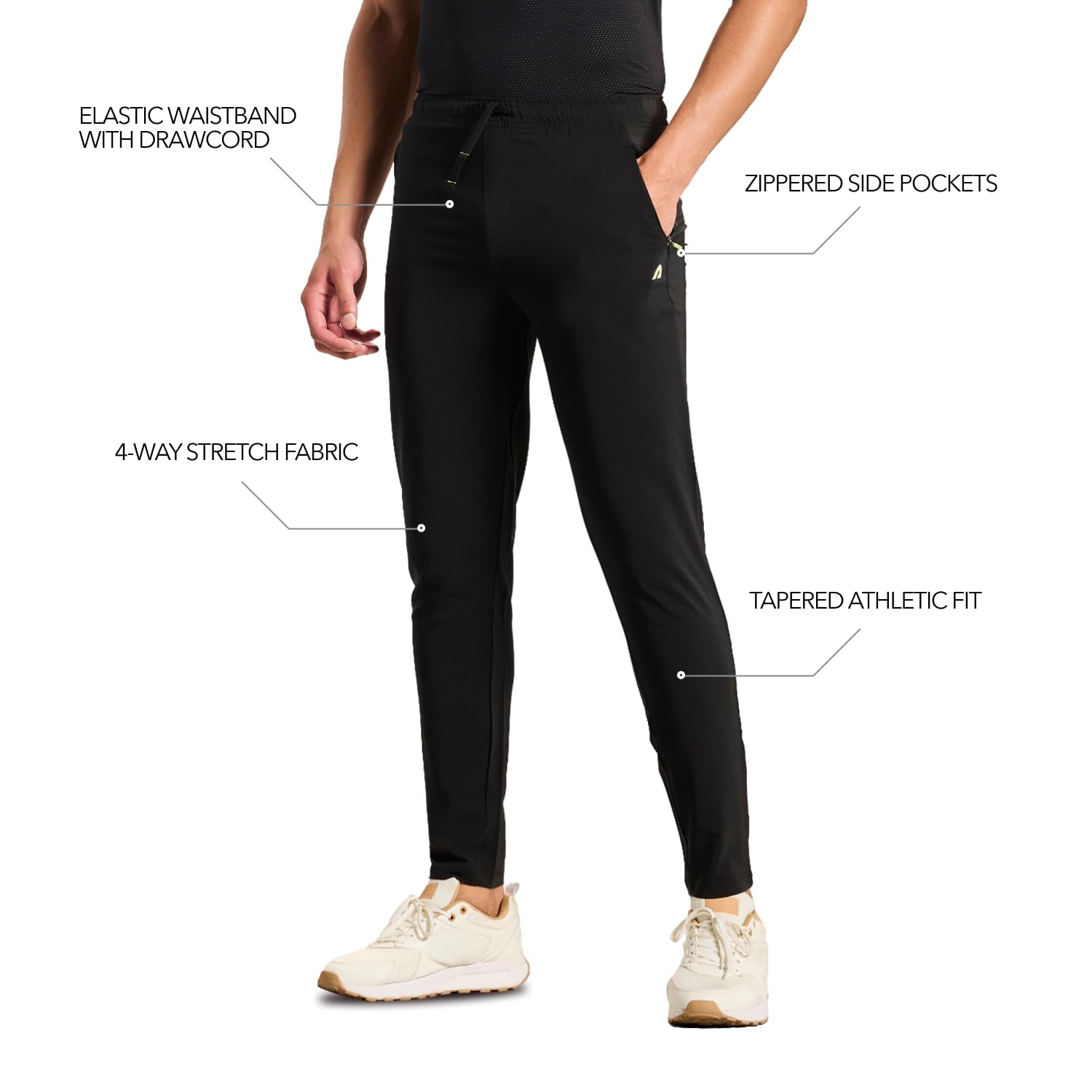 Boldfit Men's Track Pant - Black - Image 4