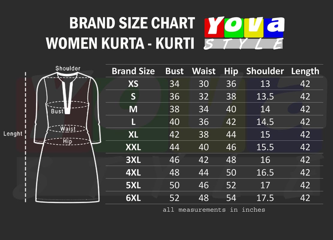 Yova Anarkali Kurti for Women - Black - Image 4