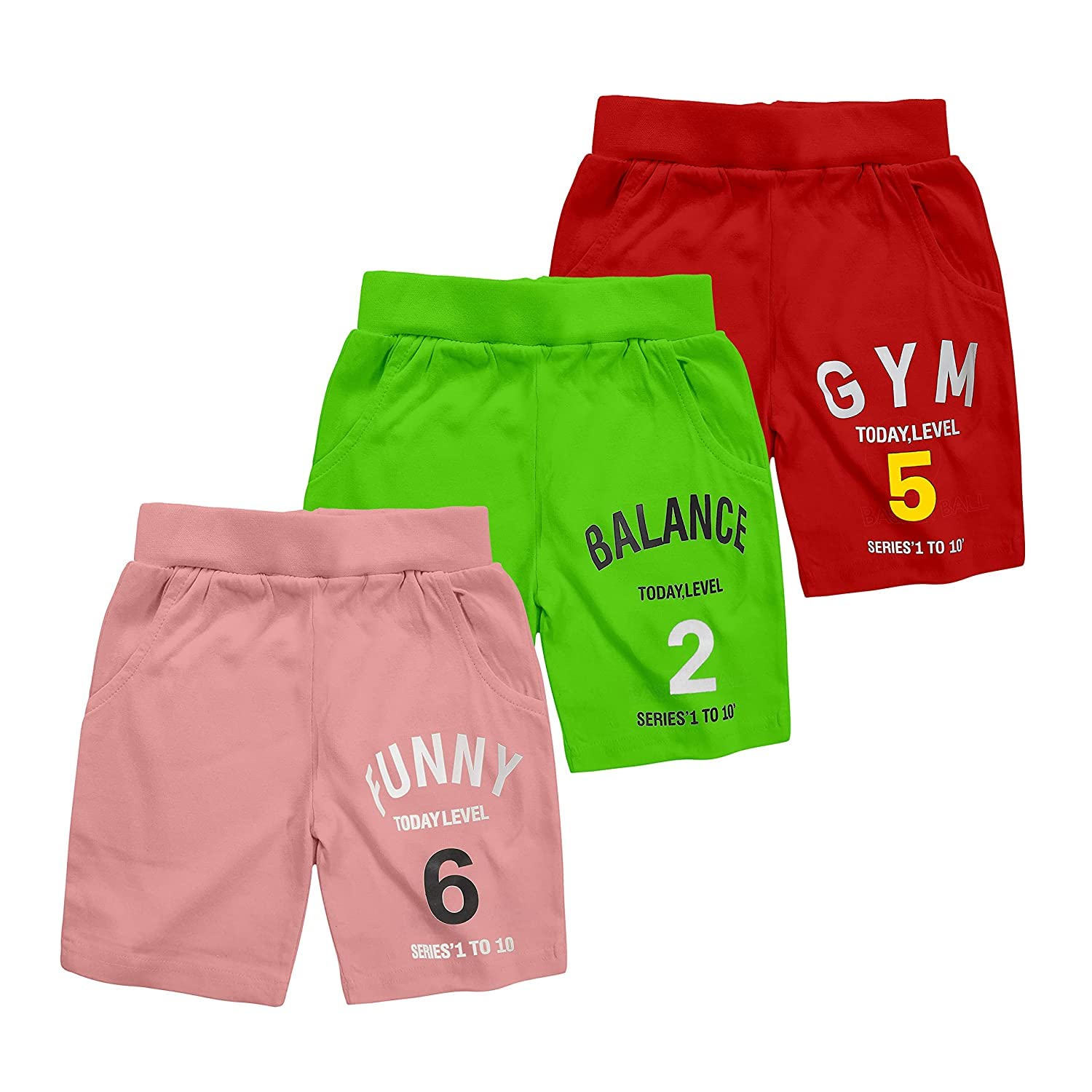 KYDA KIDS Bio Washed Cotton Shorts for Children