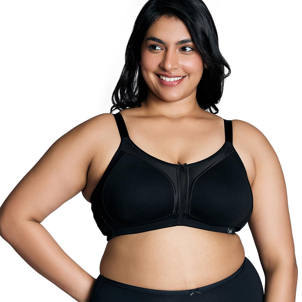 NYKD Wireless Cotton Bra - Black