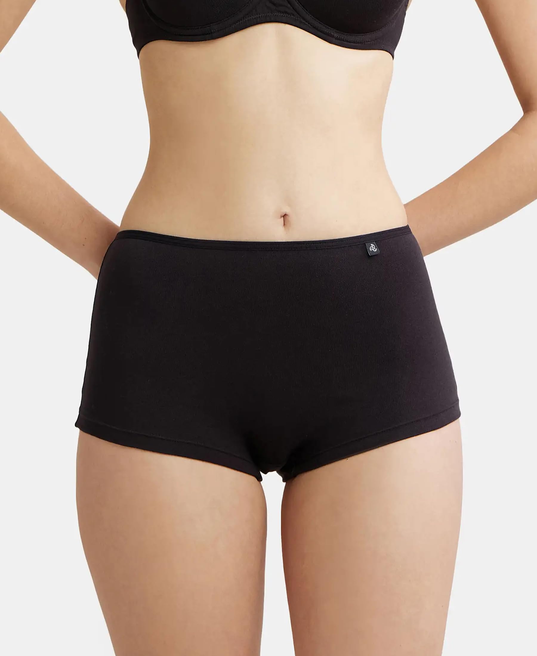 Jockey Women's Black Boyshorts - Image 5