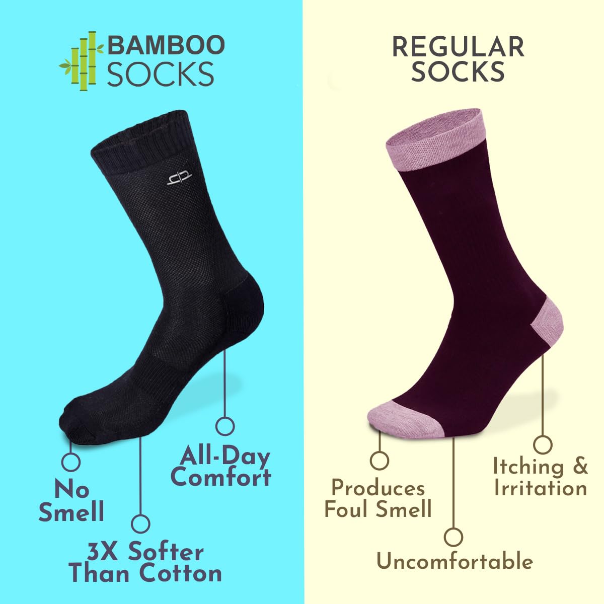 HEELIUM Bamboo Socks for Men - Image 2
