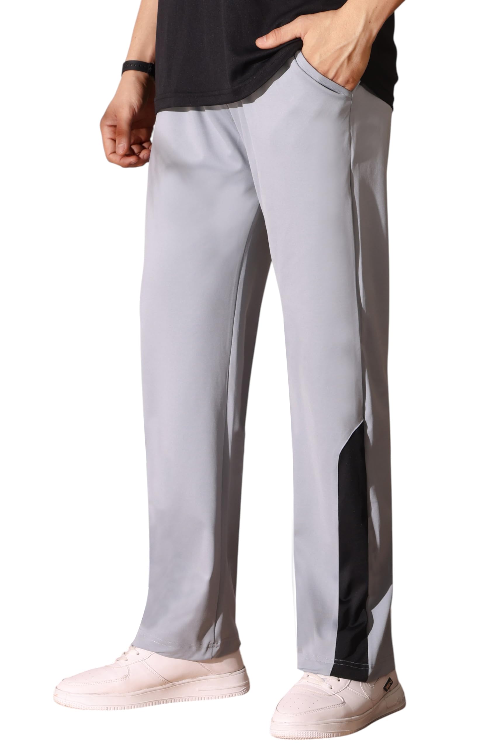 Flapfit Men's Track Pant - Light Grey