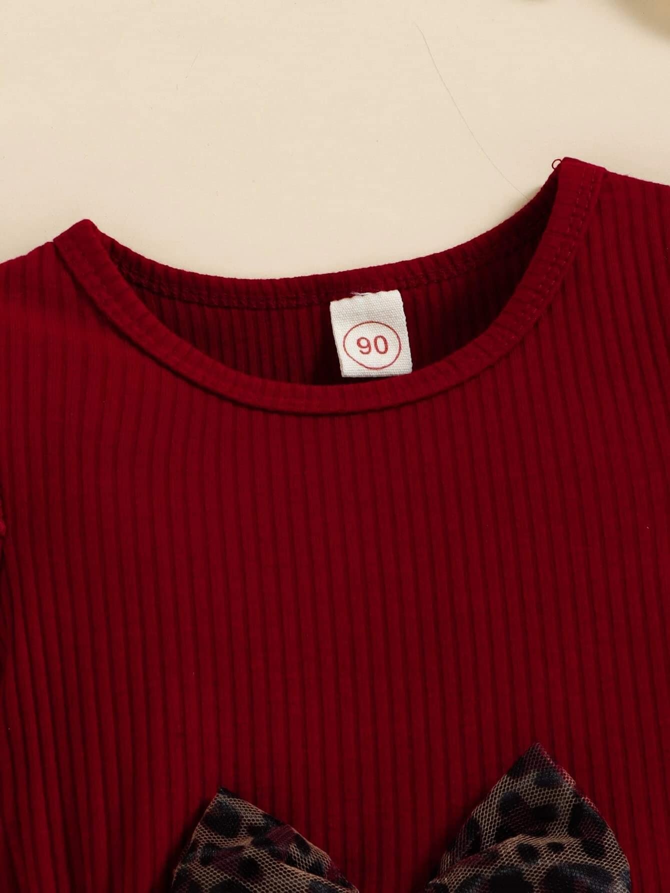 TAGAS Girl A-Line Knee-Length Dress - Red - Image 3