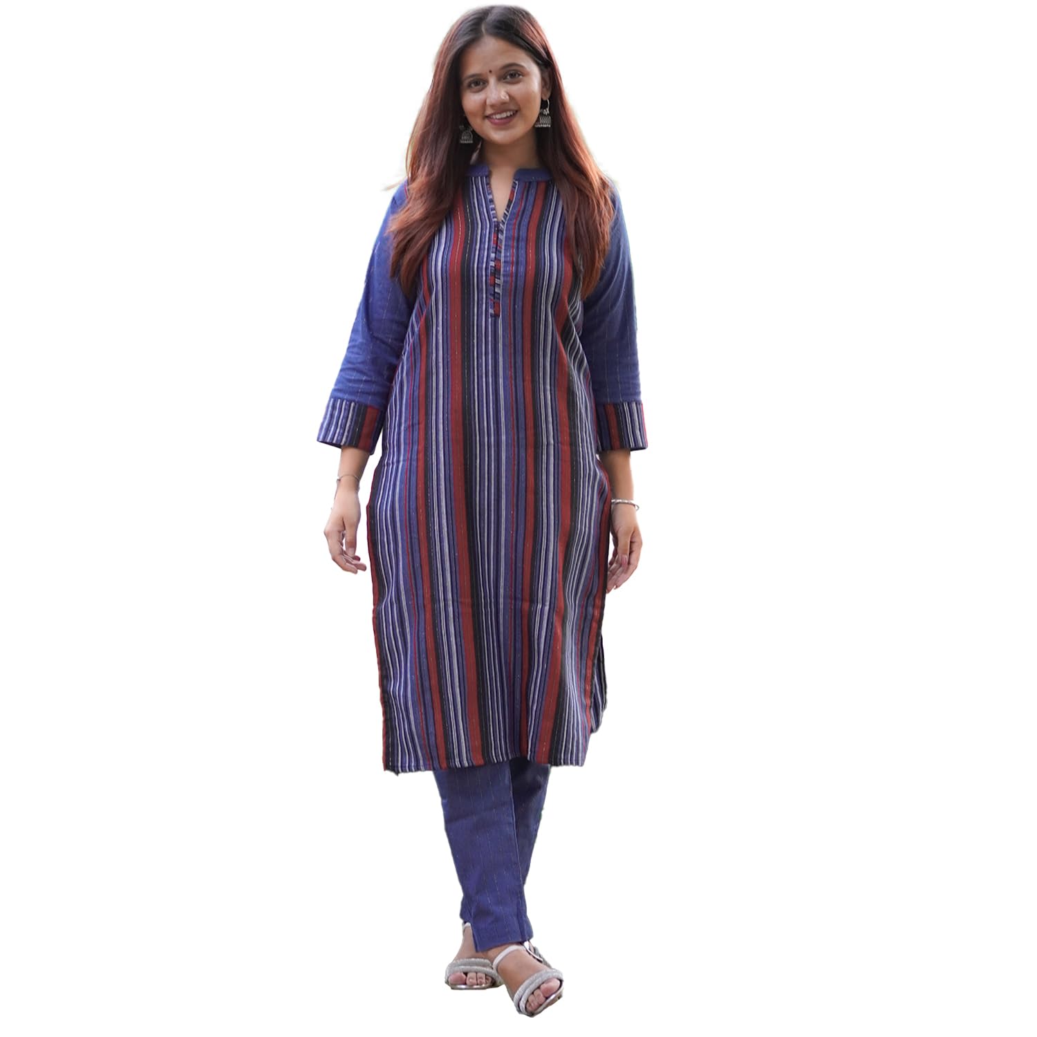 Maadwara Women's Woolen Kurta Pant Set