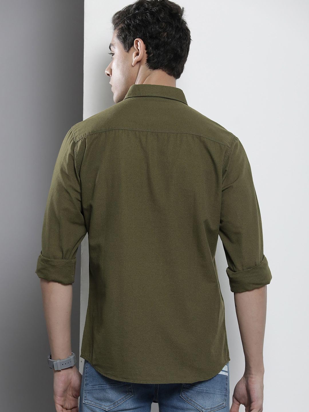 The Indian Garage Co Green Shirt for Men - Image 5