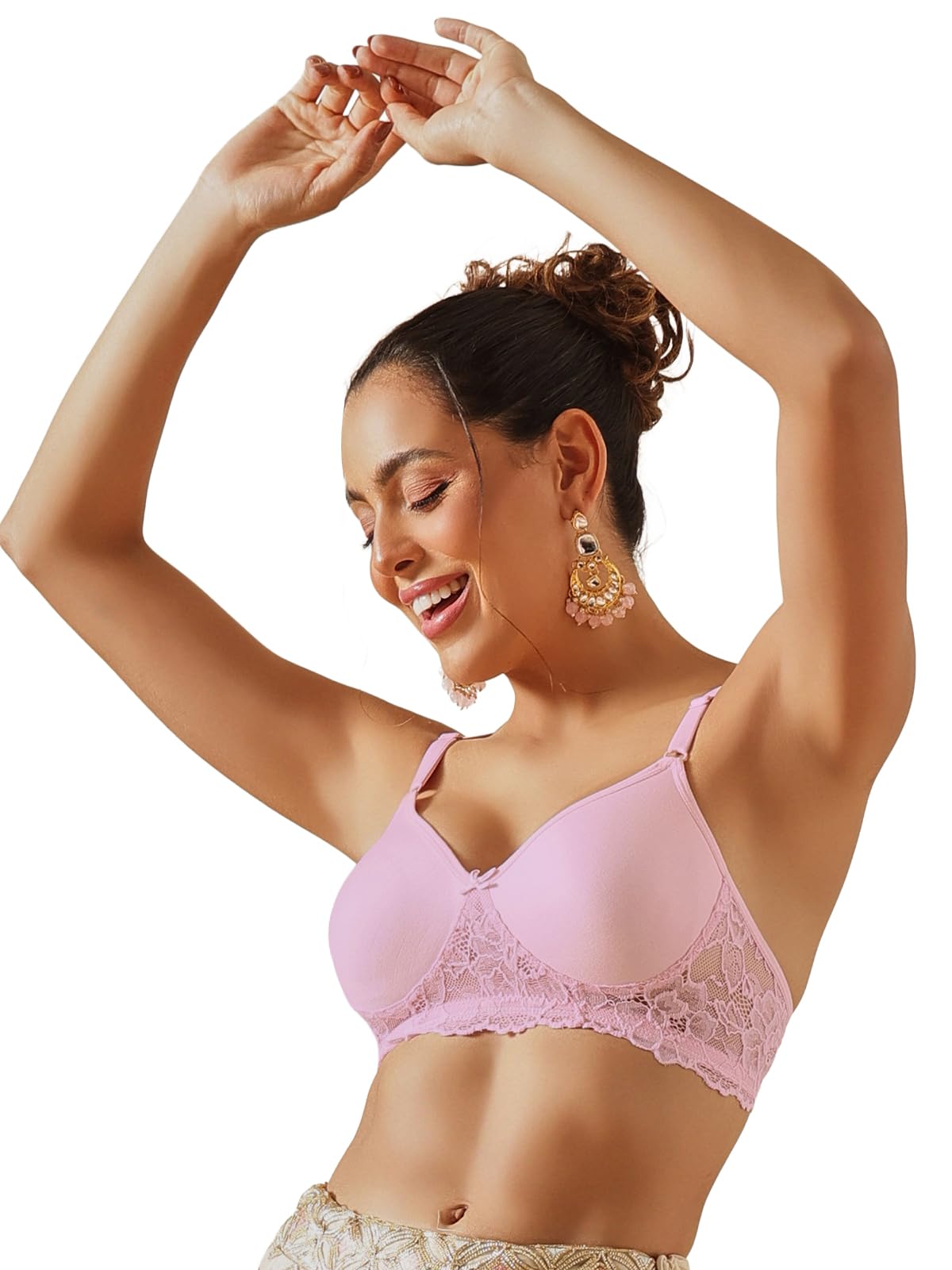 Clovia Women's Cotton Solid Non-Padded Bra