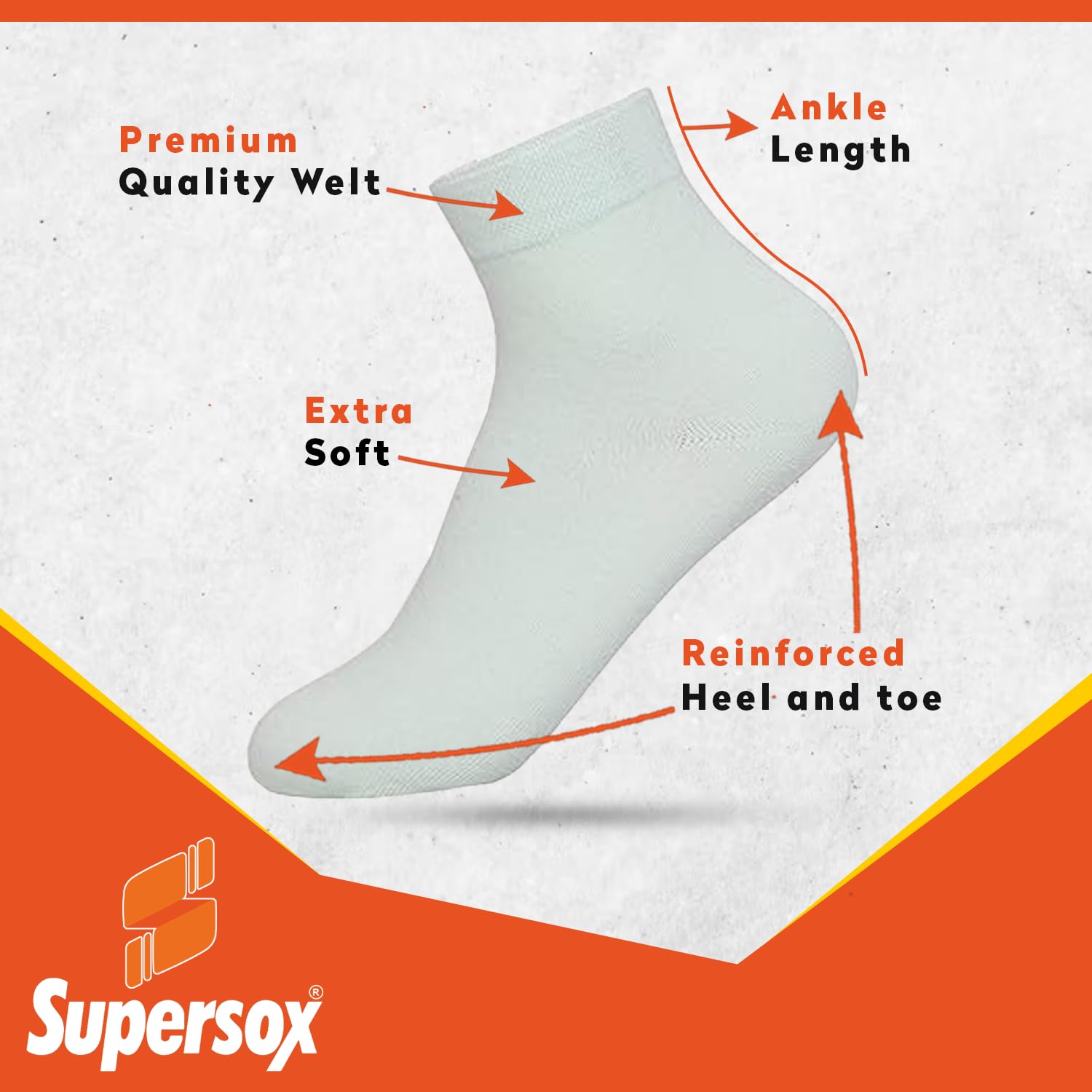 Supersox Women's Ankle Socks - Blue - Image 5