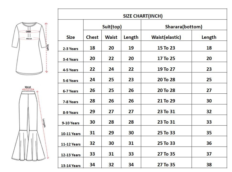 GarbGlide White Kids Sharara Suit - Image 3