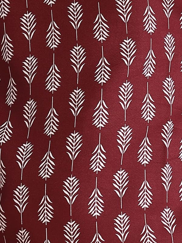 VHD IMPEX Women's Rayon Kurti - Black & Maroon - Image 4