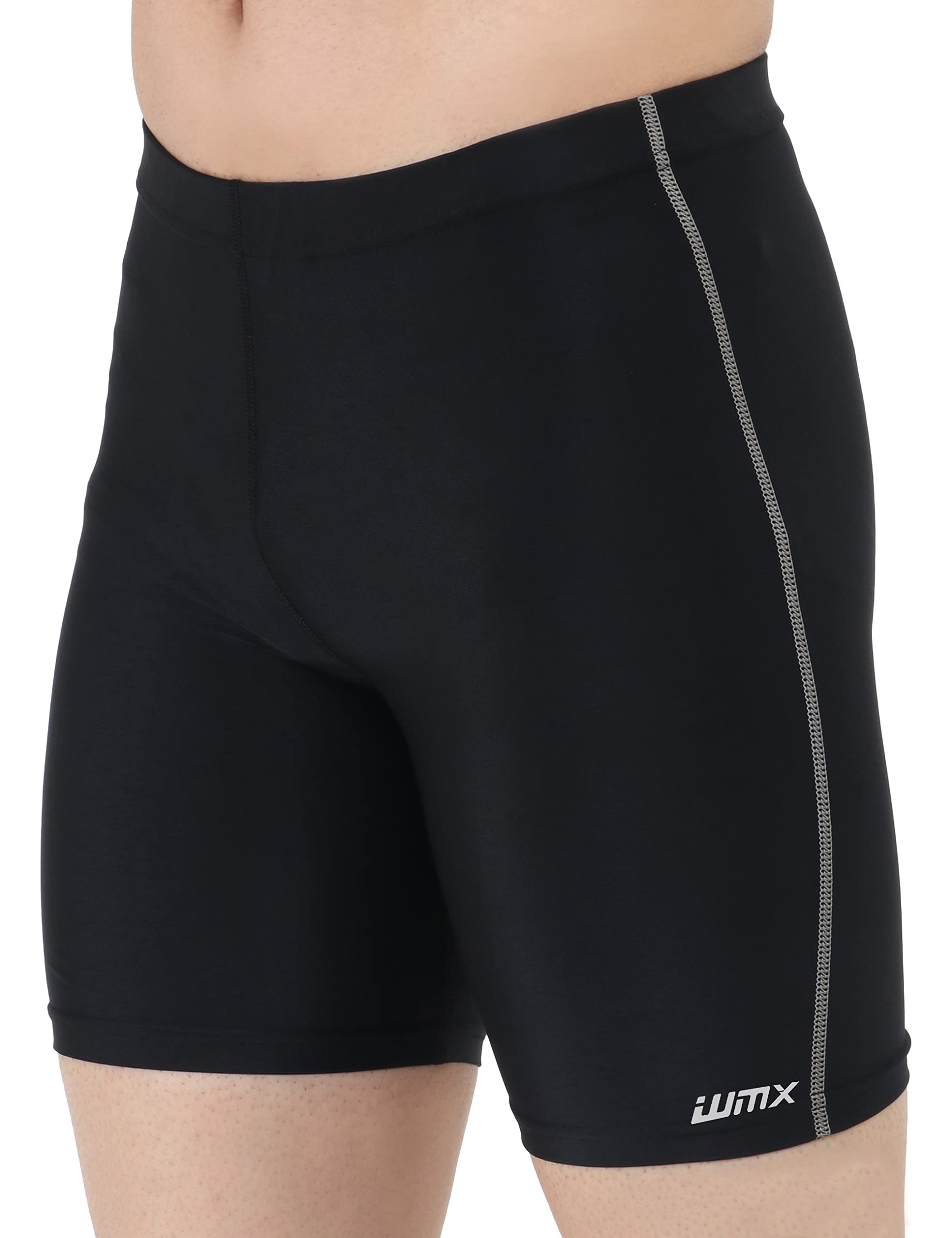 WMX Sport Men's Compression Short - Black - Image 4