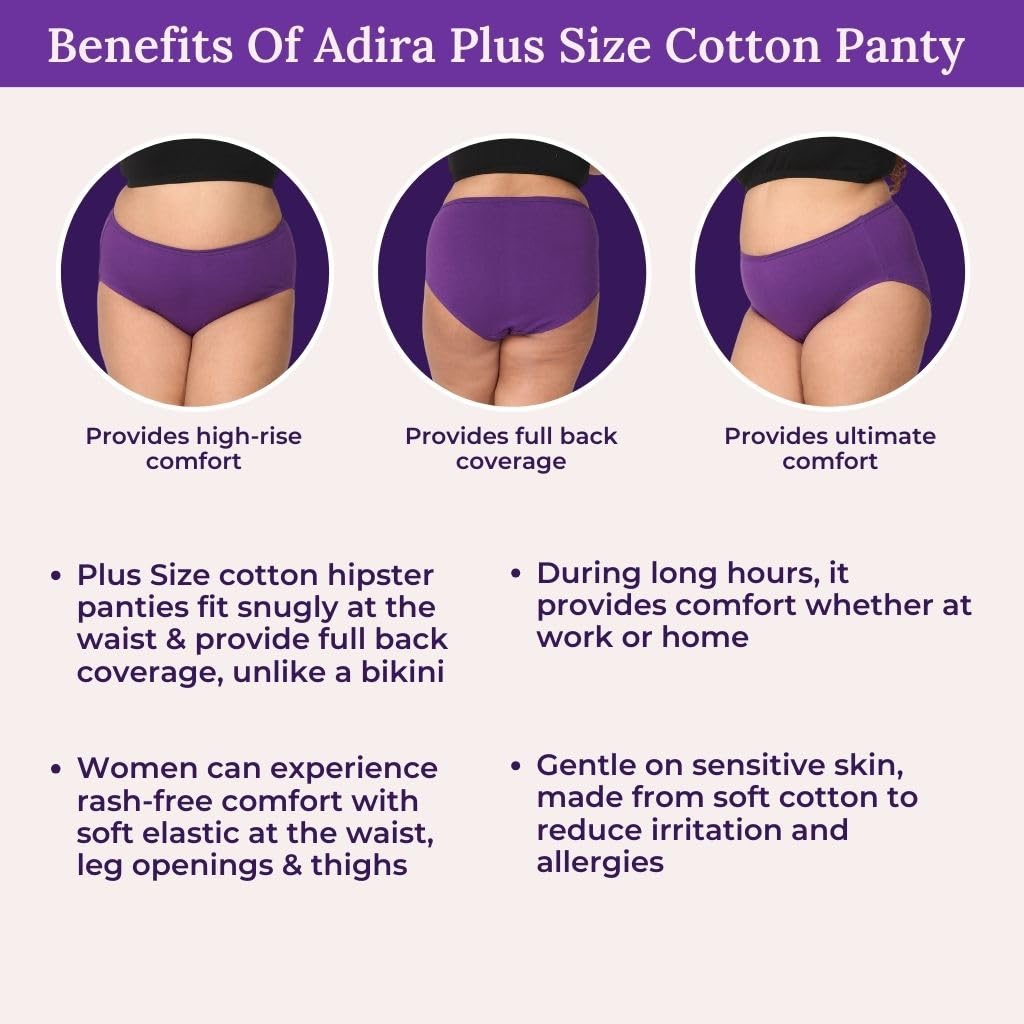 Adira High Waist Panty for Women Cotton - Image 5