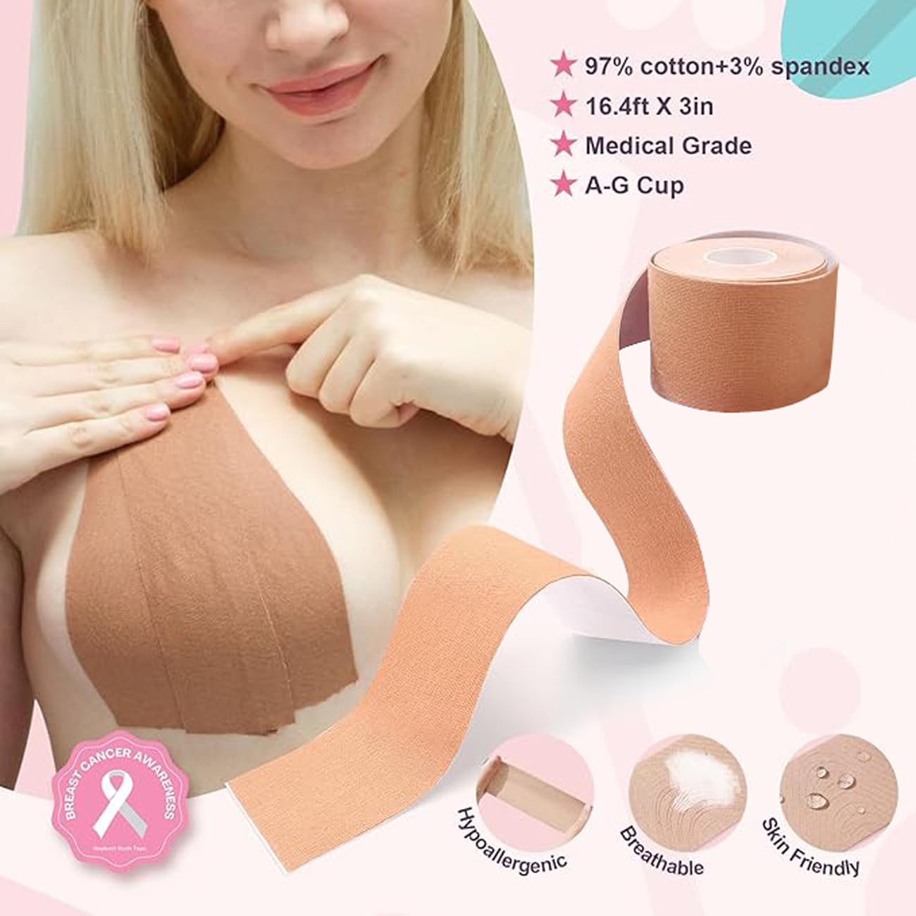 DClub Boob Tape - Invisible Breast Lift - Image 2