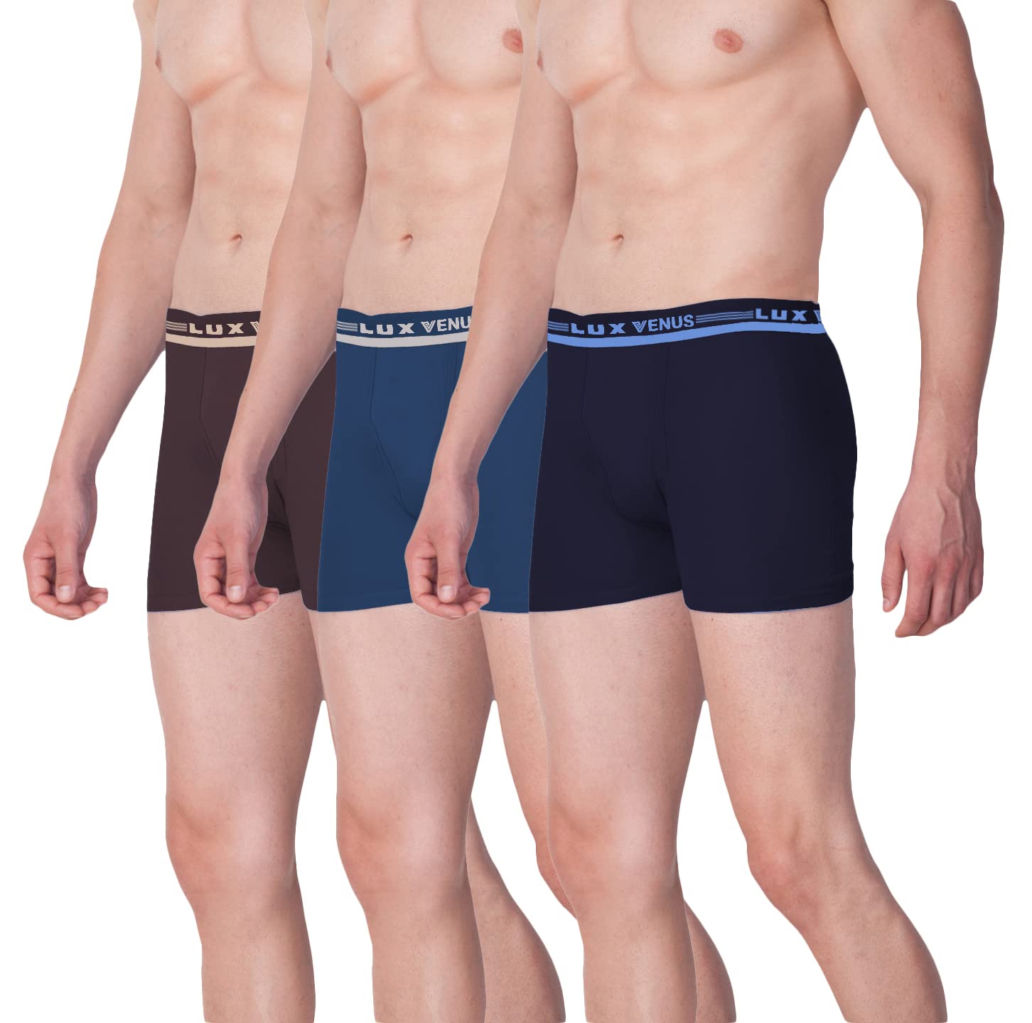 LUX VENUS Pure Cotton Drawer for Men - Multicolour