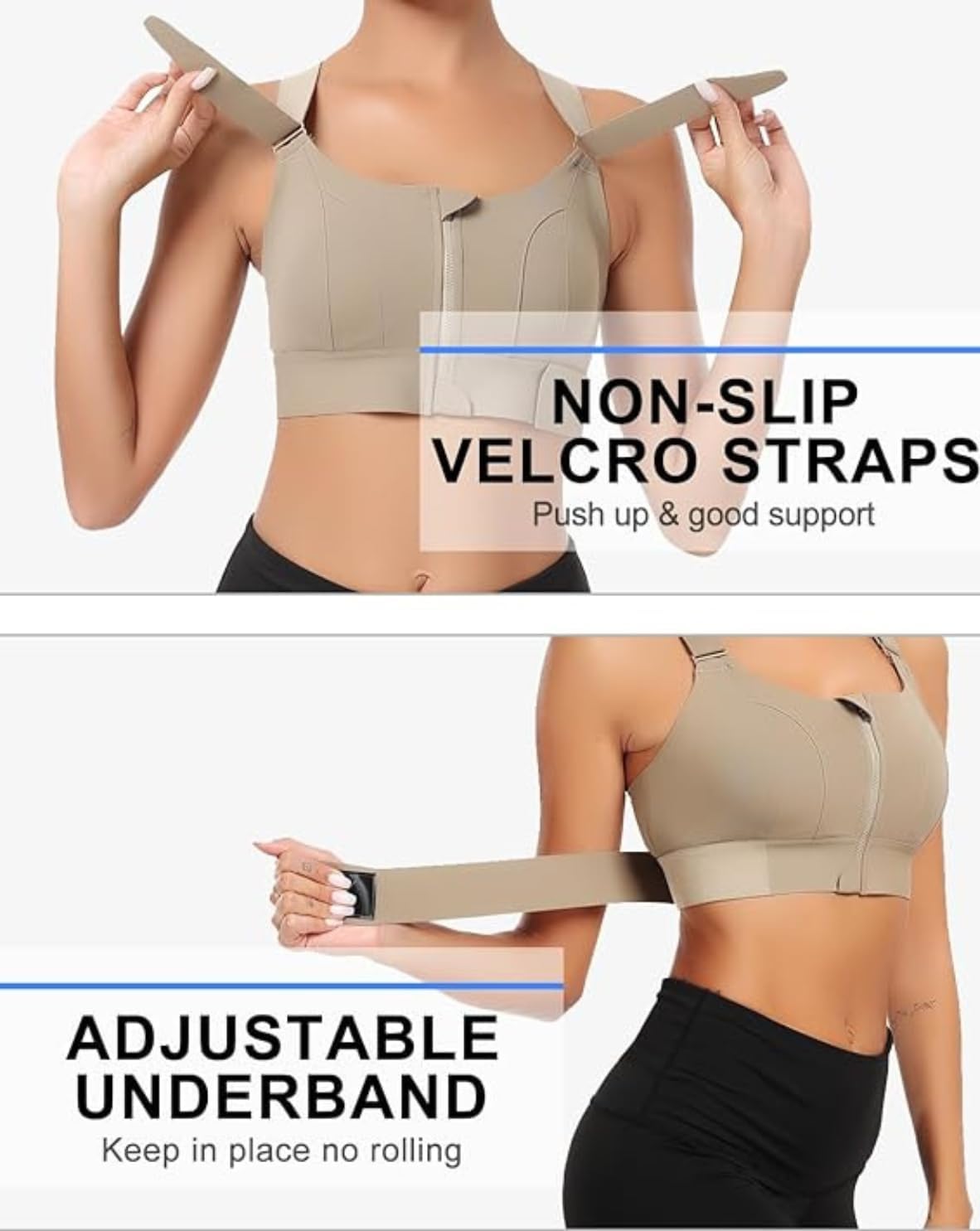 GLAMORAS Women Wirefree Gym Bra - Image 3