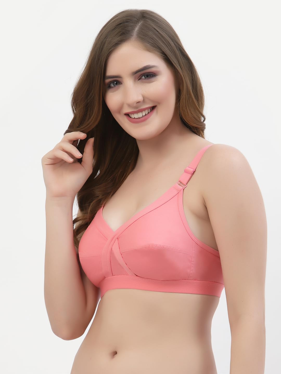 Floret Women's Cotton Bra - Rose - Image 3