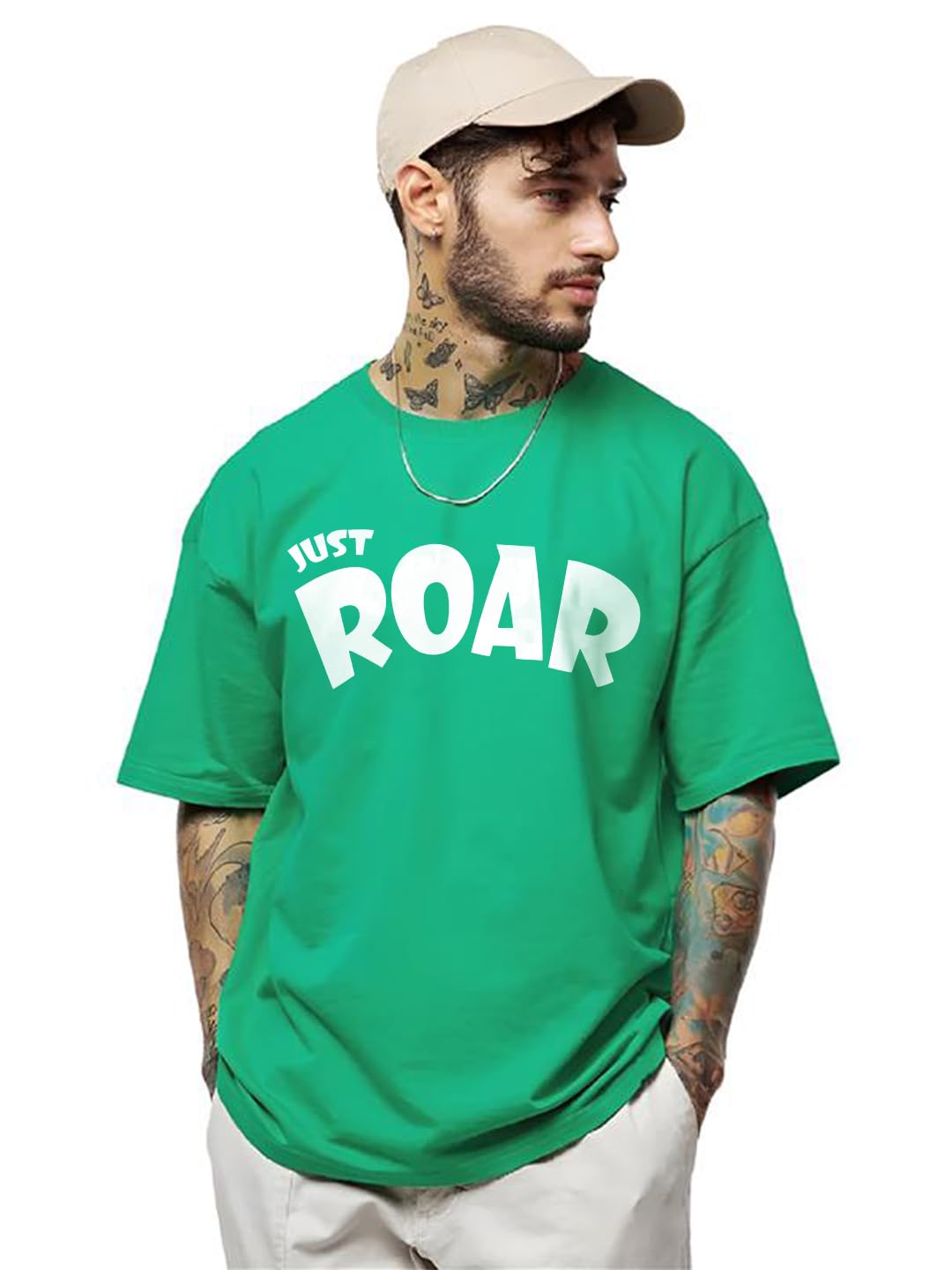 LEOTUDE Men's Graphic Print Tshirt - Navy - Image 5