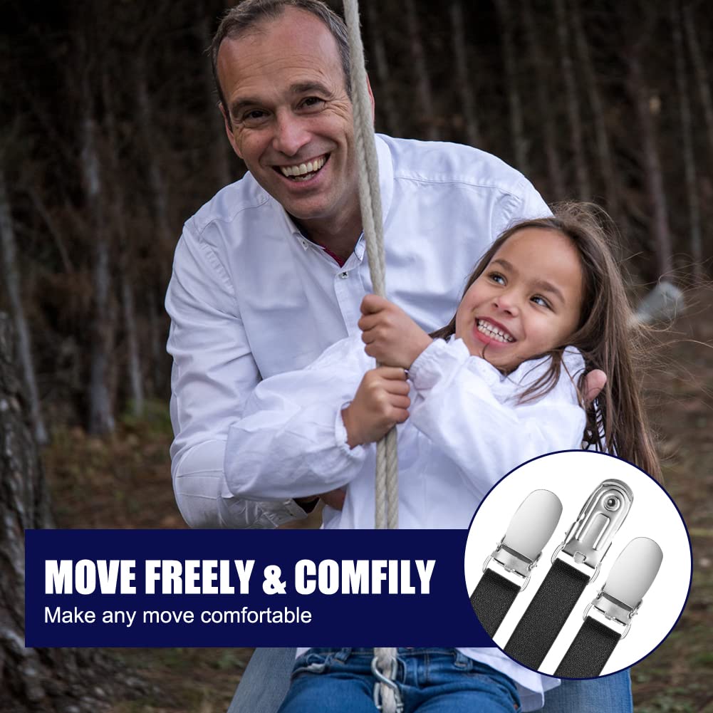 ACWOO Men's Shirt Stays - Adjustable Anti-Wrinkle - Image 3