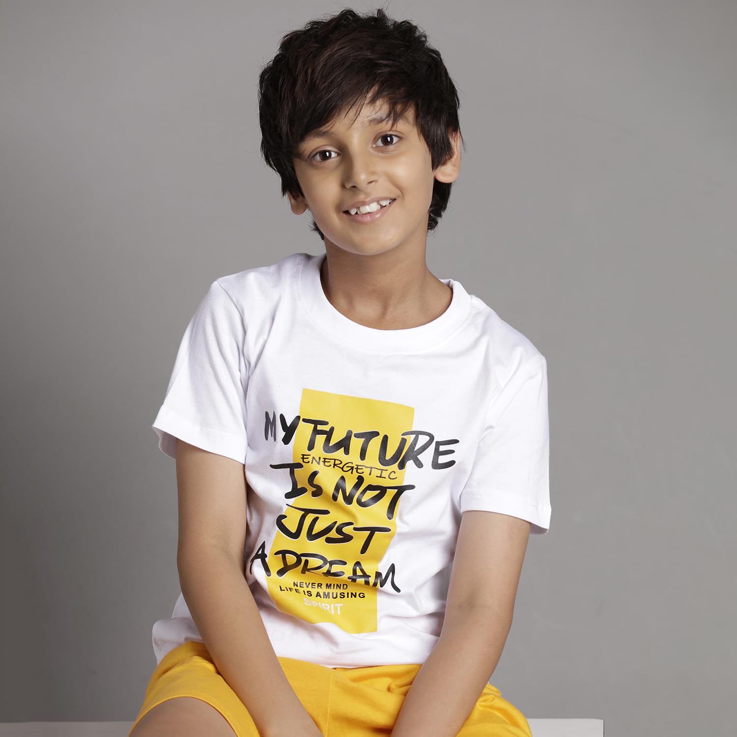 T2F Boys Cotton T-Shirt & Shorts Set - Image 4