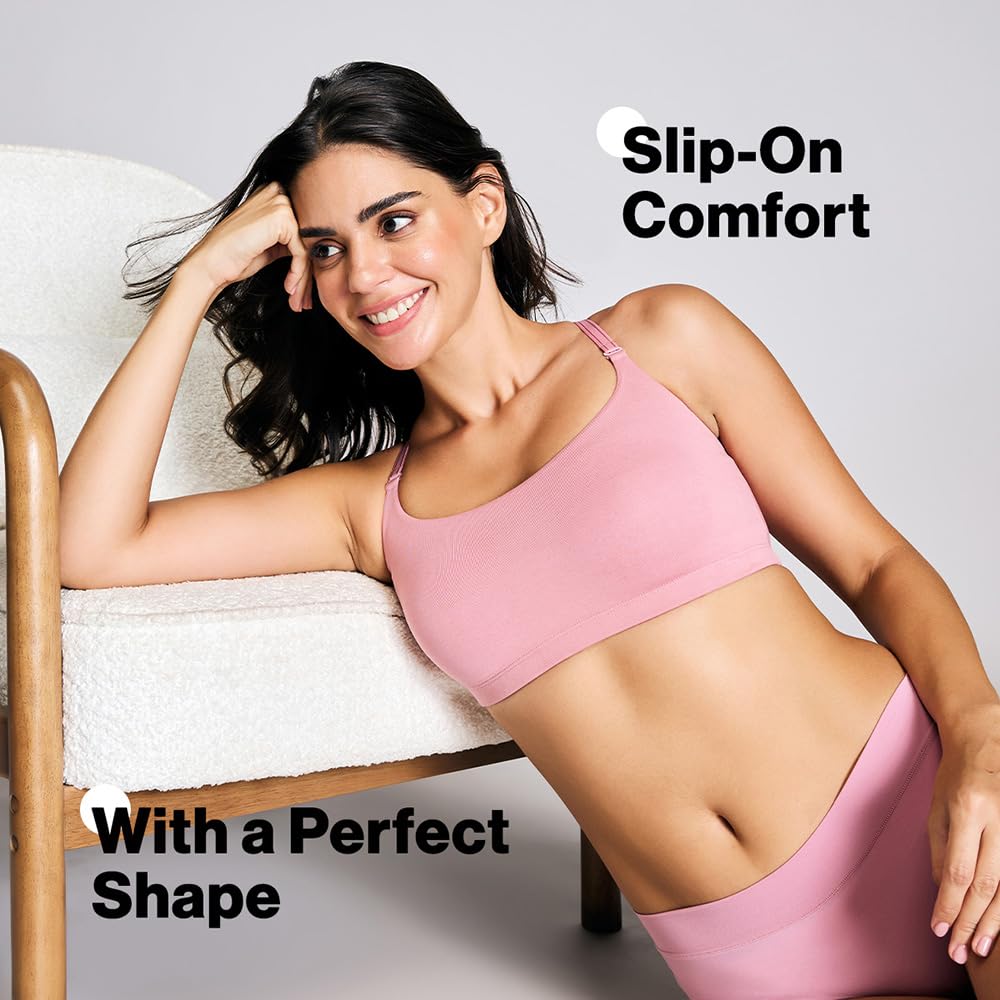 NYKD Blush Cotton Non-Padded Bra for Women - Image 2