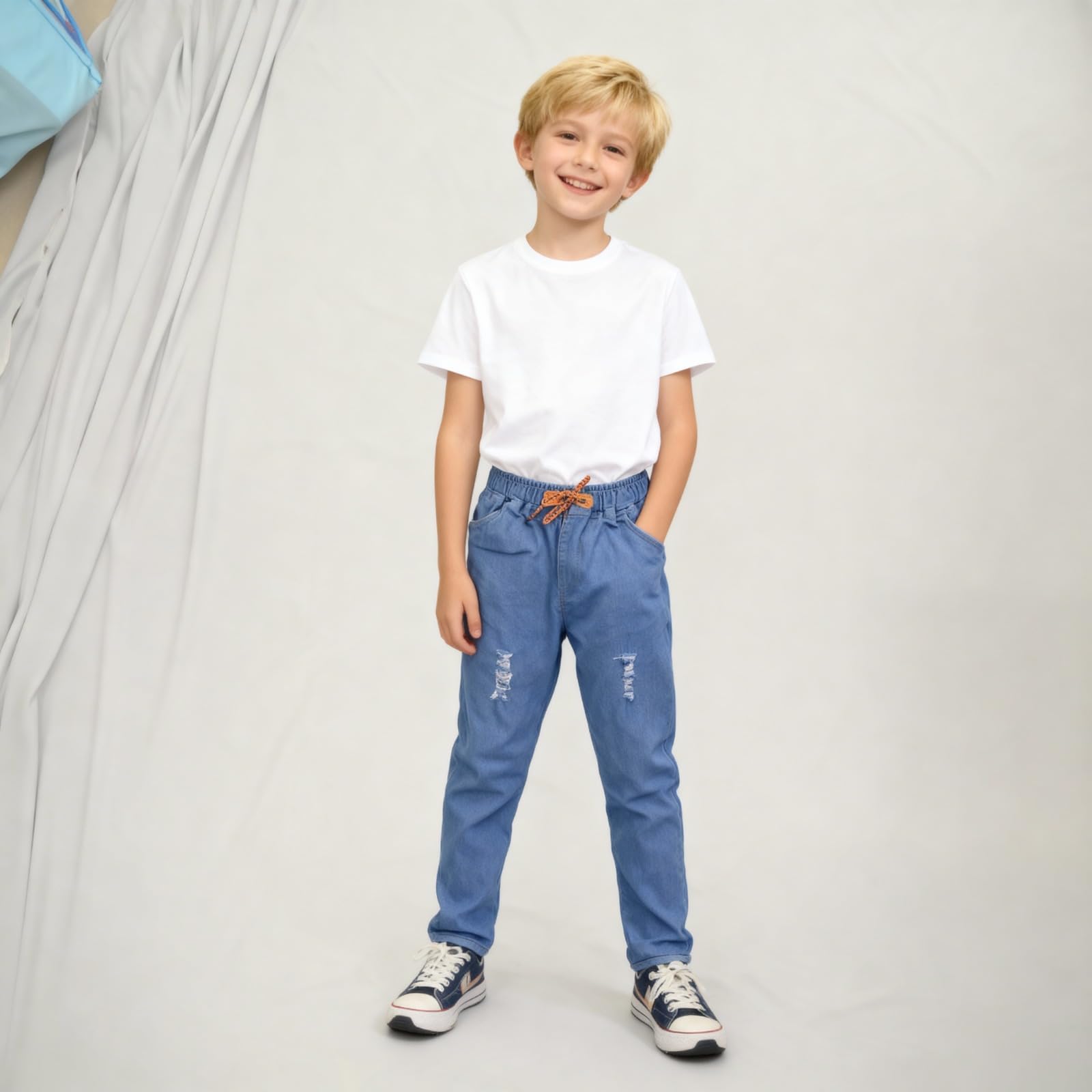 A.T.U.N. Boys Denim Jogger Jeans - Image 2