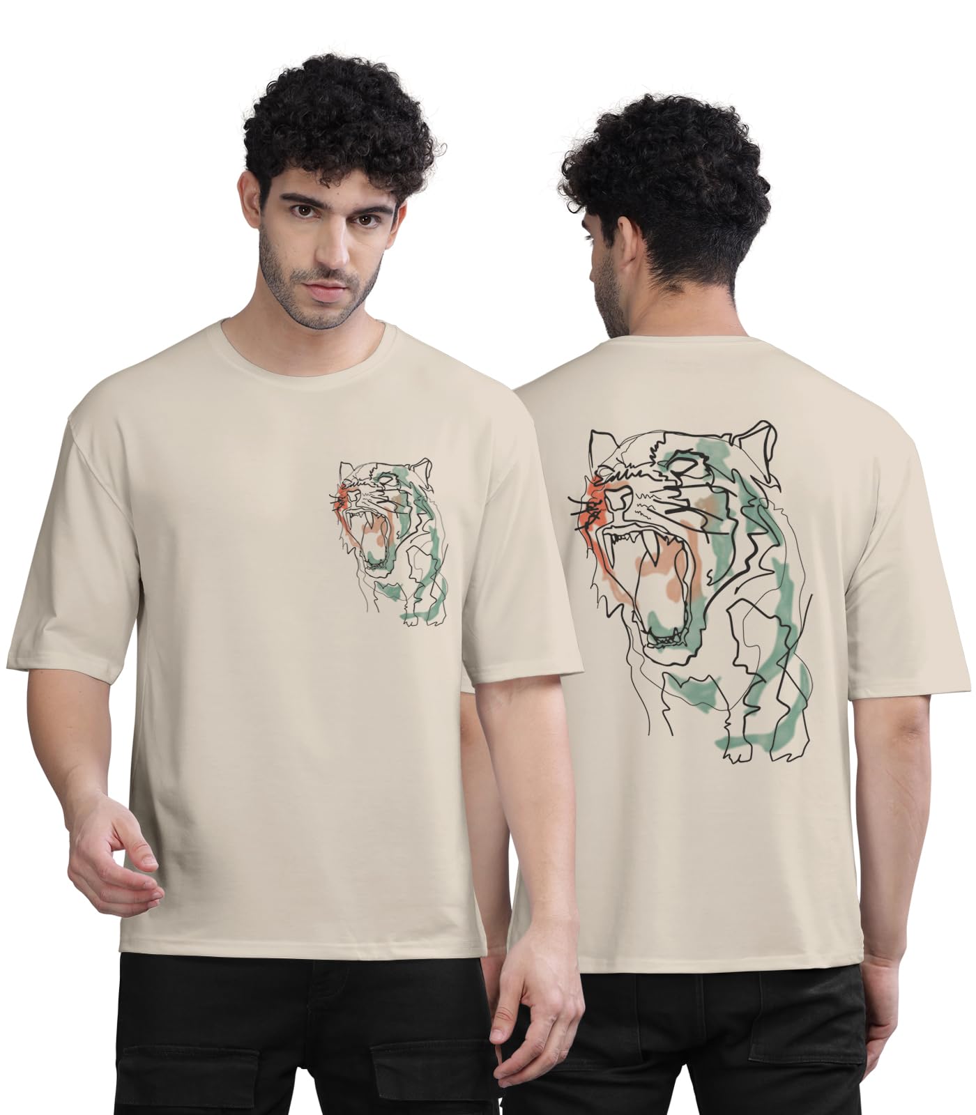 BULLMER Men's Round Neck T-Shirt