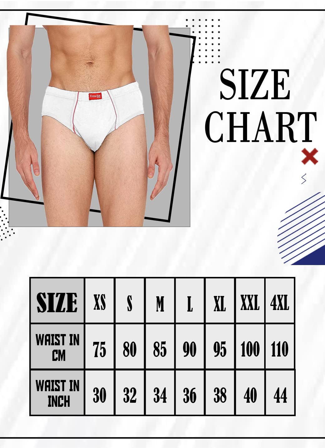 VIP Frenchie Plus Men's Cotton Briefs - Image 3