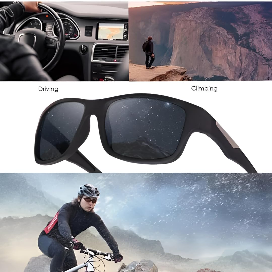 Roshfort Unisex Non-Polarized Sports Sunglasses - Image 4